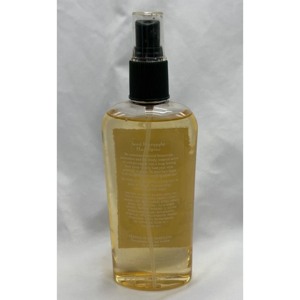 Vintage Bath‎ & Body Works Iced Pineapple Hair Spray 8oz. Full